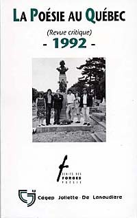 La poésie au Québec - 1992 -