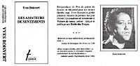 Les amateurs de sentiments (cassette audio)